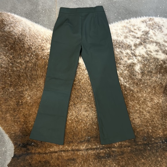 Zara Green Dress boot cut pants - Picture 8 of 9